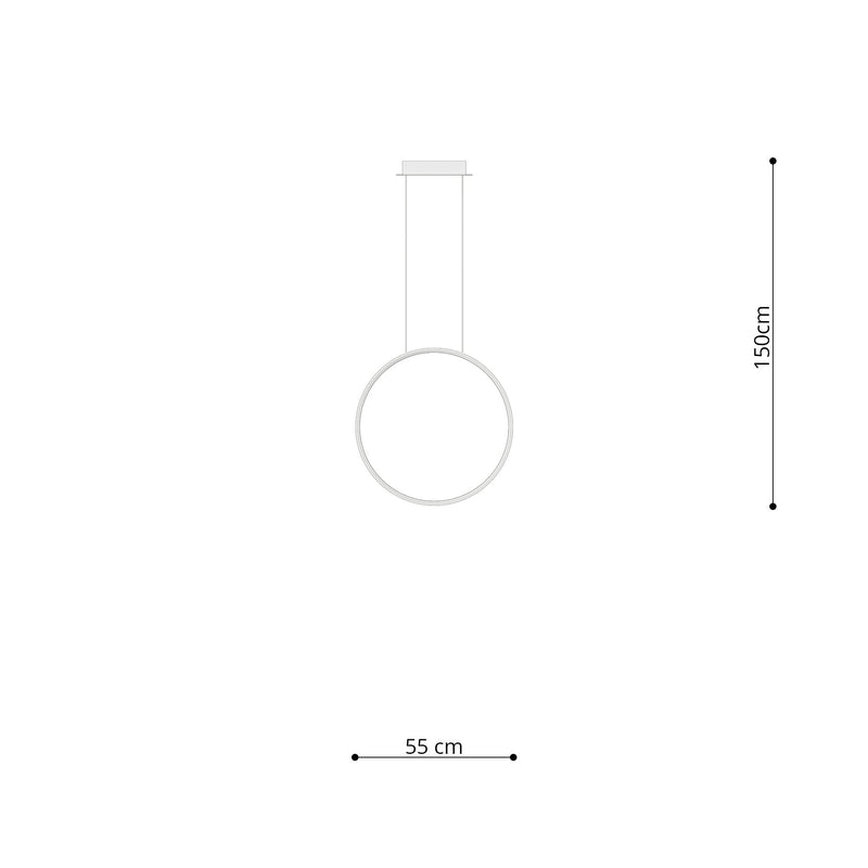 Lampada a sospensione RIO 55 bianco 3000K