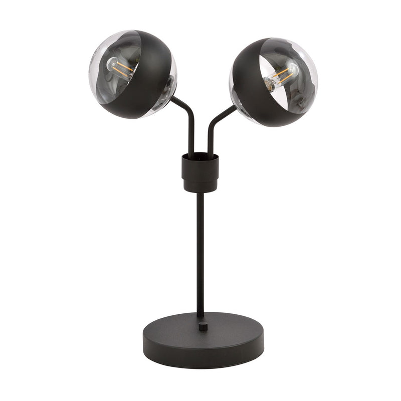 NOVA table lamp 2L, D14 black, E14