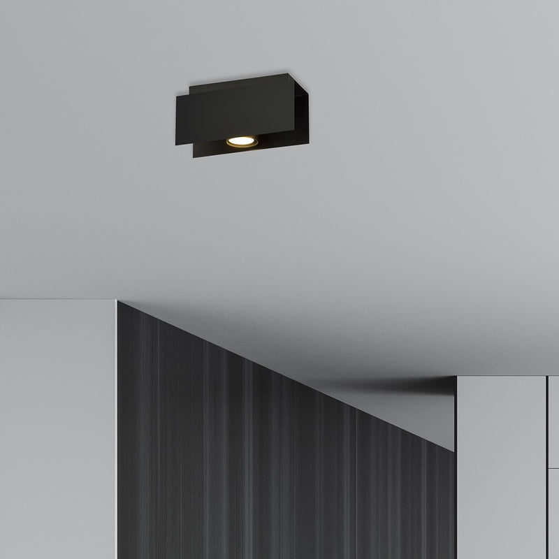 KENNO ceiling lamp 1L, black, GU10