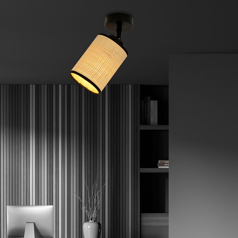 YOGA ceiling lamp 1L, D10 black, E14