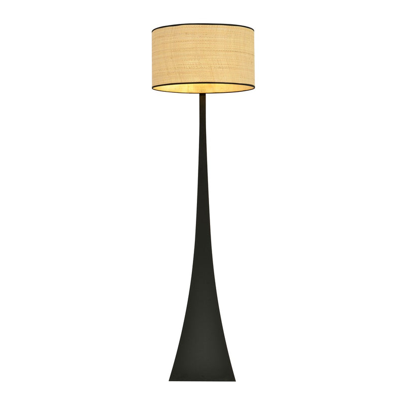 ESTRELLA floor lamp 1L, D45 black, E27