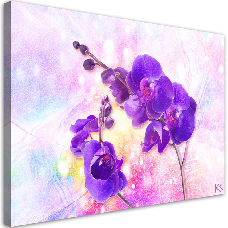 Cuadro, Flor de la orquídea violeta