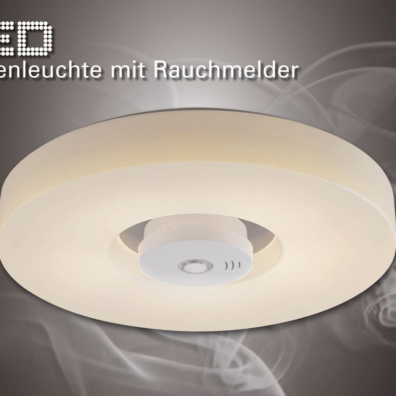 LED Ceiling Light Pisa with Smoke Detector