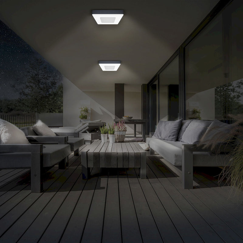 LED Outdoor Wall Light IP54 Mio s: 27 cm with Motion Detector