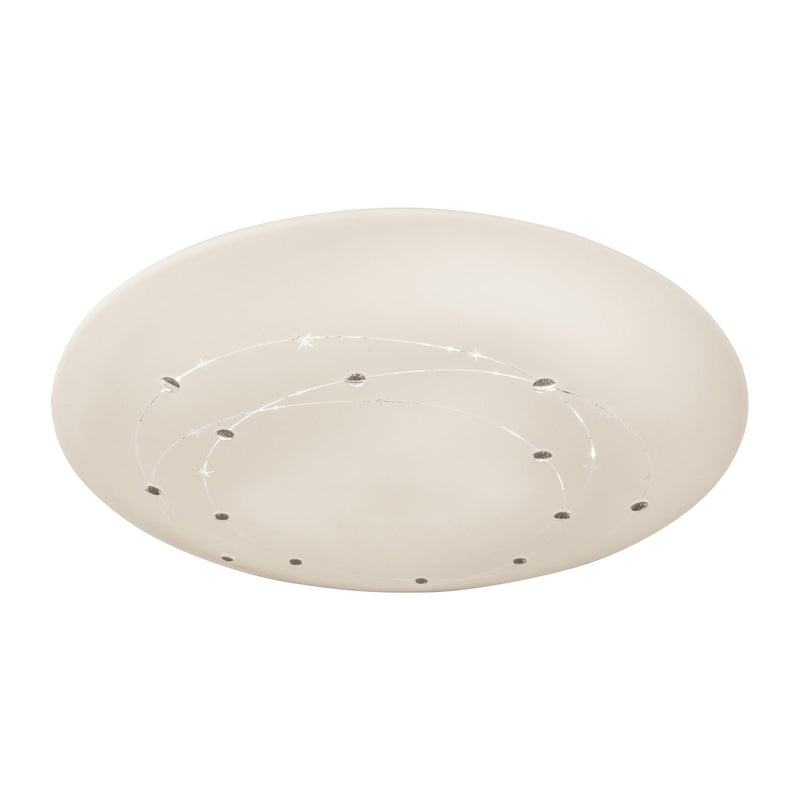 LED Ceiling Light Lissabon with crystal effect
