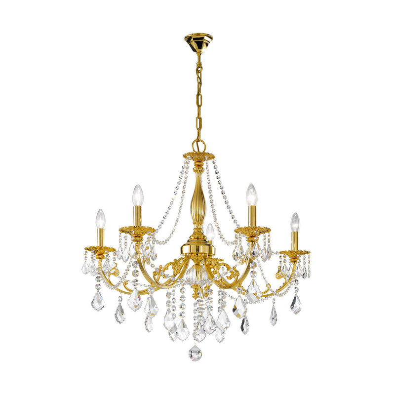 Chandeliers PISANI CRYSTAL gold crystal