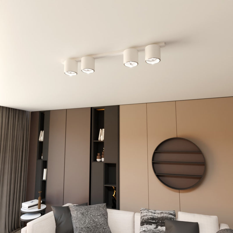 NANO ceiling lamp 4L, white, GU10 / AR111