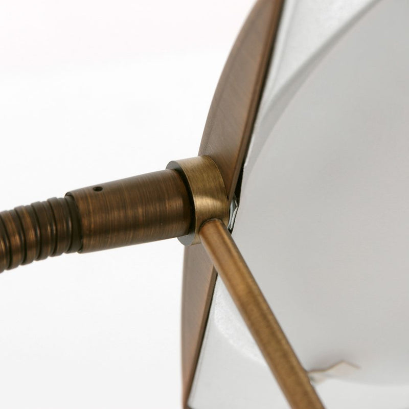 Desk lamp Eloi glass bronze LED