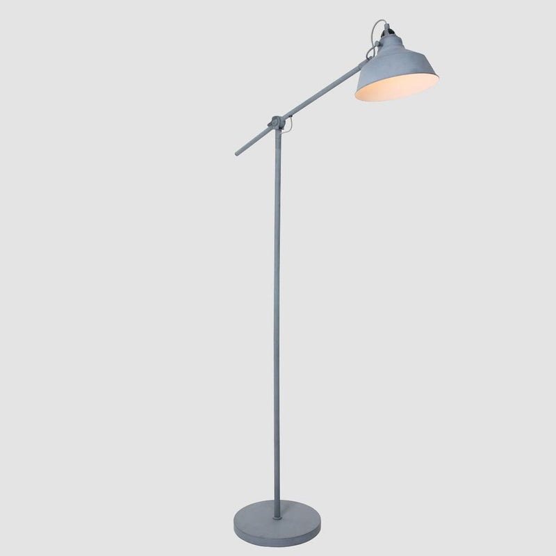 Floor lamp Novr metal grey E27