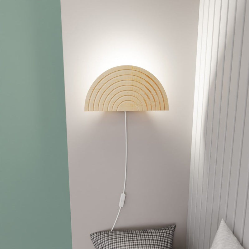 RAINBOW wall sconce 1L, brown, E14