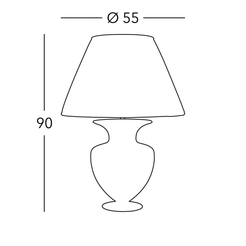 Table lamp ANFORA textile