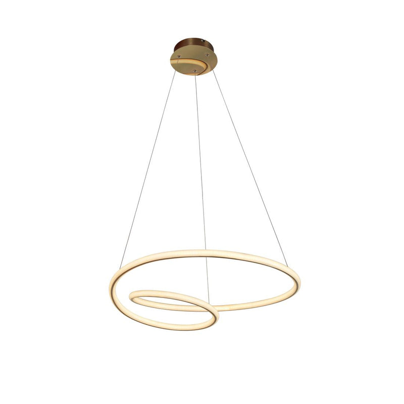 TUBE lamp, golden