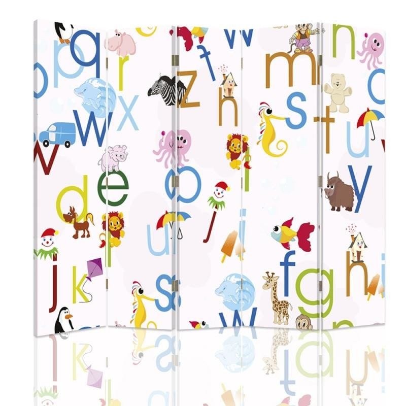 Room divider Double-sided, Letters