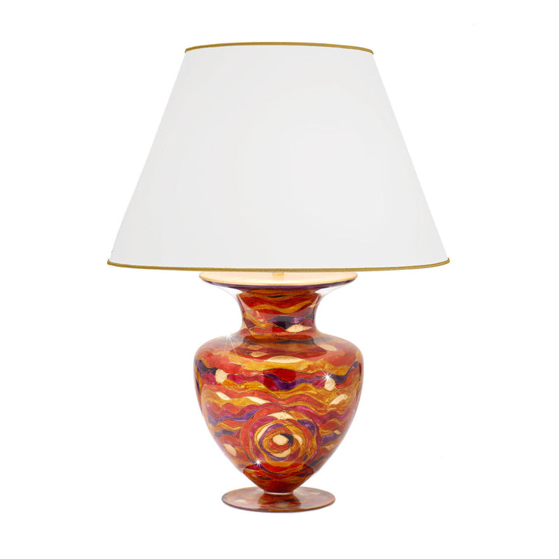 Table lamps ANFORA gold textile