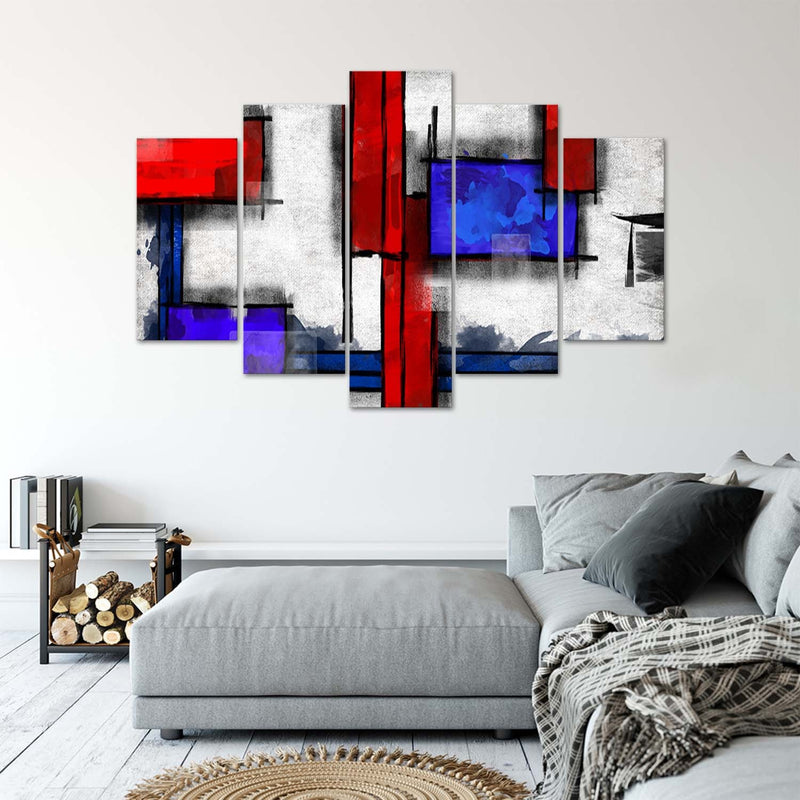 Canvas print, Geometric abstraction - classic