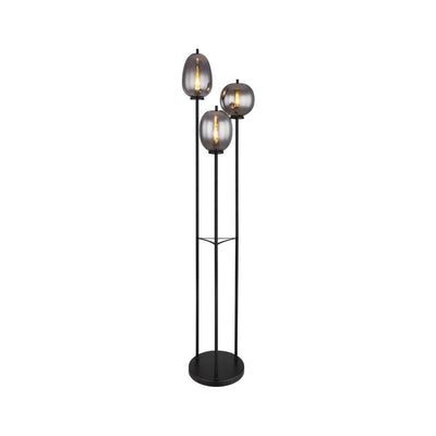 Floor lamps Globo Lighting BLACKY metal black E14 3 bulbs 
