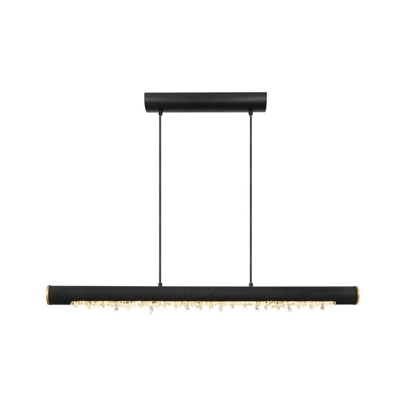 Linear suspension Globo Lighting FELICITAS metal black LED