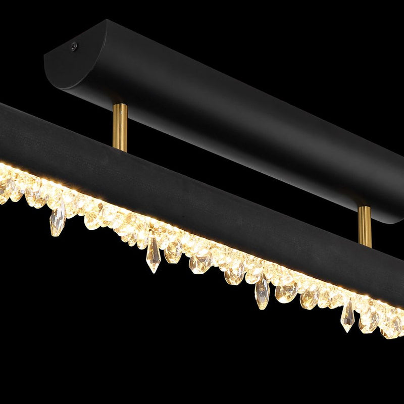 Linear suspension Globo Lighting FELICITAS metal black LED