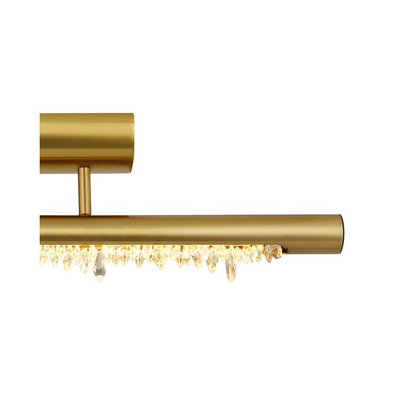 Linear suspension Globo Lighting FELICITAS metal brass LED
