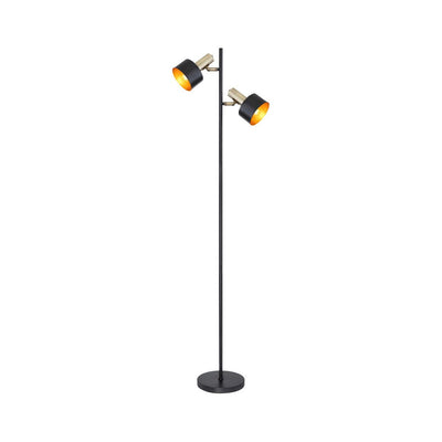 Floor lamps Globo Lighting SWINNI metal black E27 2 bulbs 