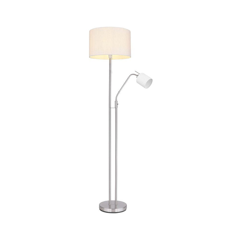 Floor lamp Globo Lighting AVA metal nickel E27 / E14 1 / 1 lamps
