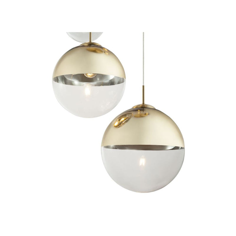 Pendant Globo Lighting VARUS metal gold E27 3 / 2 lamps