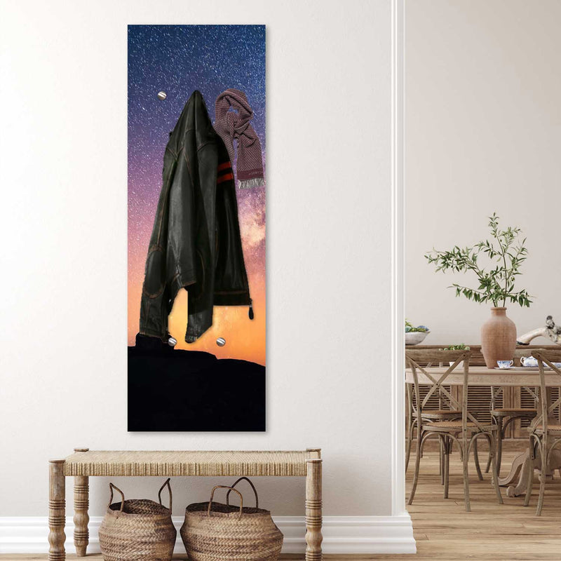 Coat hanger, Man and the stars