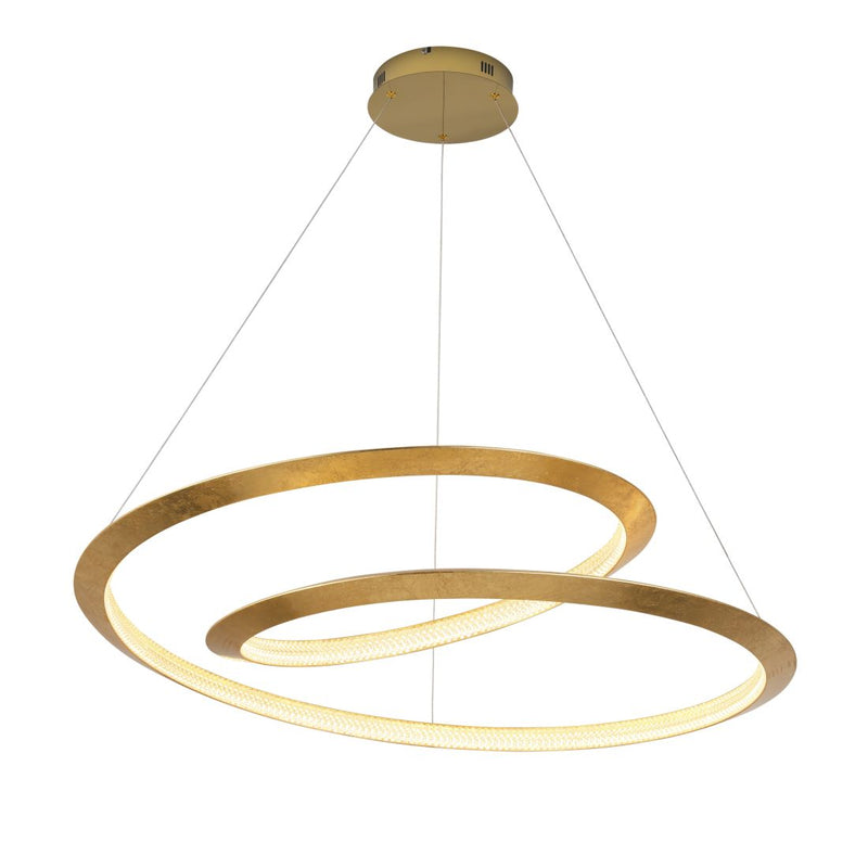 ETERNITY - LAMP GOLD LEAVES Ø97 DIMMABLE