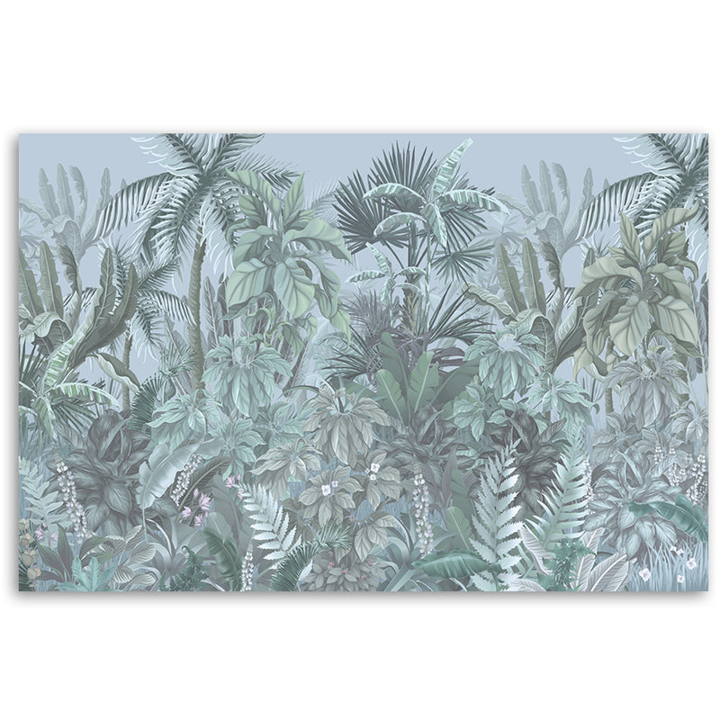 Deco panel print, Tropical leaves and trees