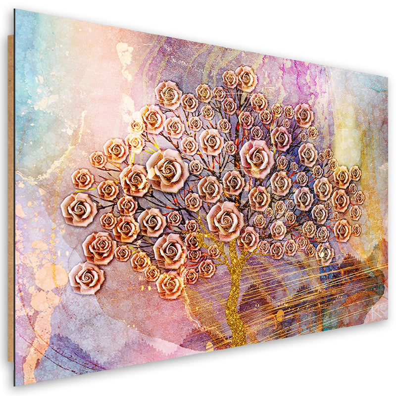 Deco panel print, Flower tree of life