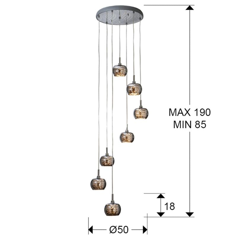 ·ARIAN· LAMP 7L., DIMMABLE