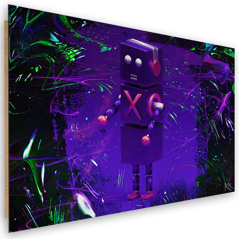 Deco panel print, Robot gaming player