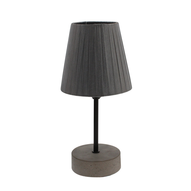 Mila Table Lamp 1xE14 Max.40W Concrete Gray/Black PVC/Black/Gray