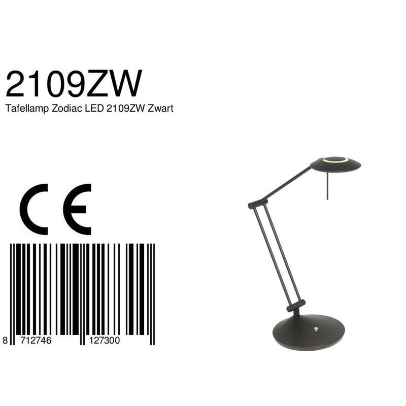 Desk lamp Zodiac LED plastic chrome LED