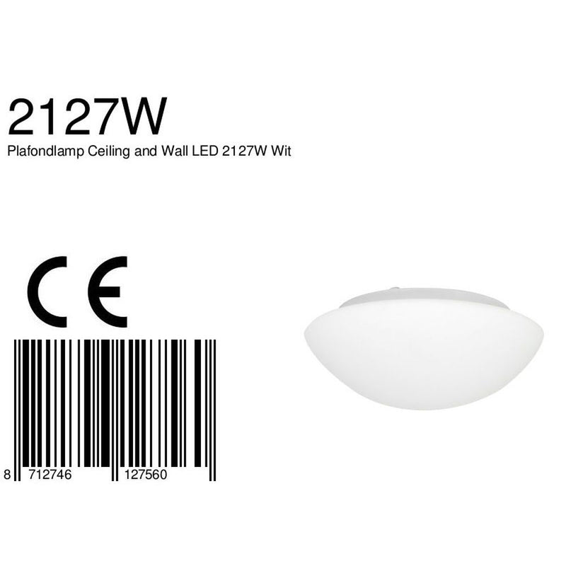 Flush mount glass white LED