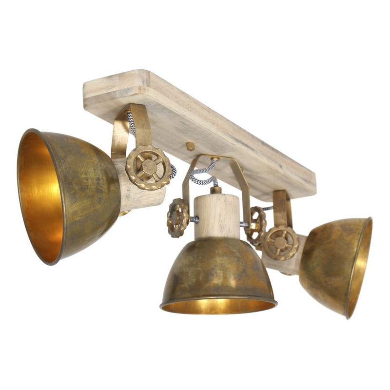 Spotlight Gearwood metal bronze E27 4 lamps