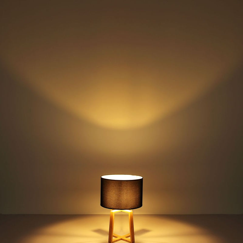 Table lamp Globo Lighting MORITZ wood brown E14