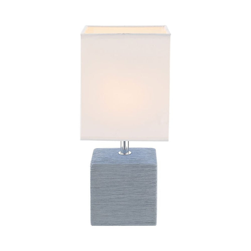 Table lamp Globo Lighting GERI ceramics grey E14