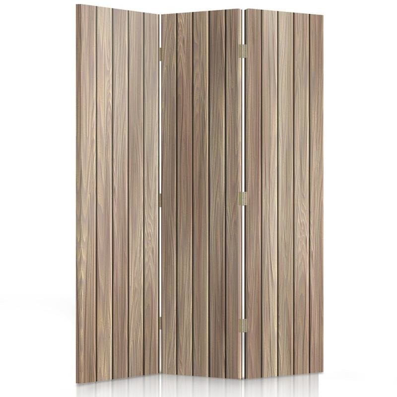 Room divider Double-sided rotatable, Clear planks