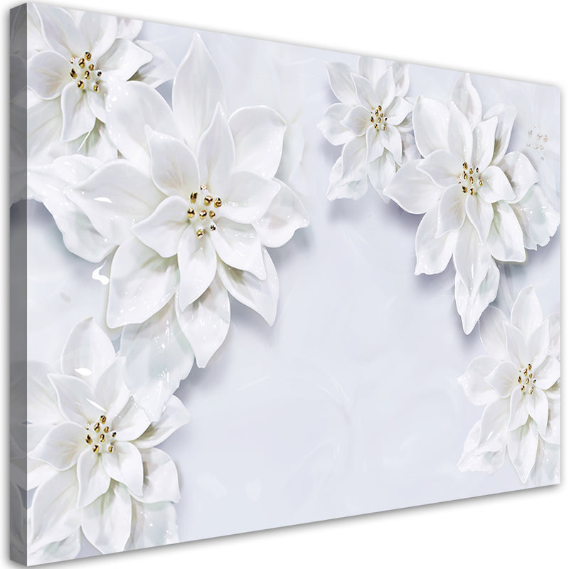Canvas print, Snow White Flowers Plants