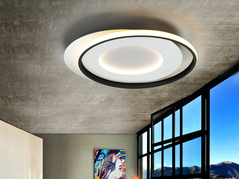 LIMBOS ceiling lamp, white/black