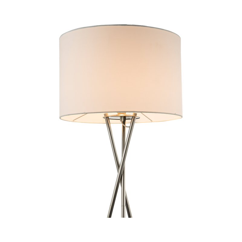 Floor lamp Globo Lighting GUSTAV metal nickel E27