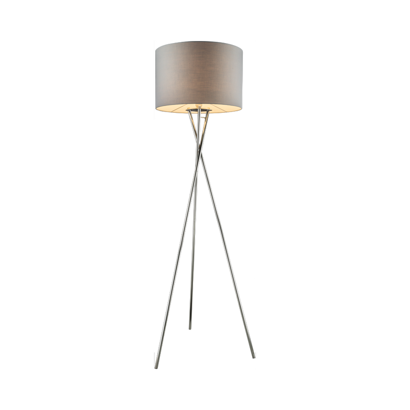 Floor lamp Globo Lighting GUSTAV metal chrome E27