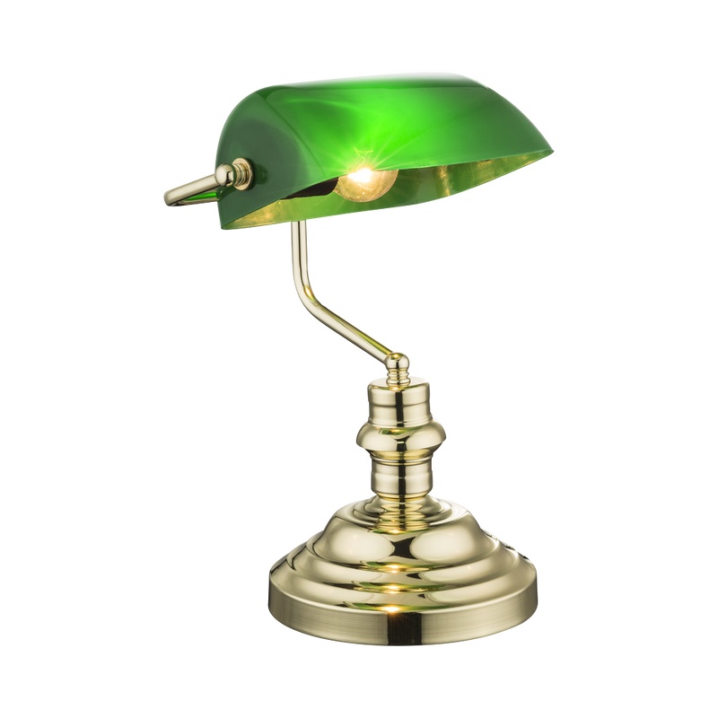 Desk lamp Globo Lighting ANTIQUE metal brass E27