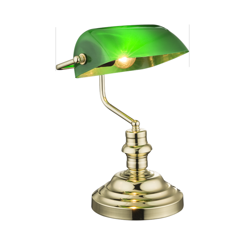 Desk lamp Globo Lighting ANTIQUE metal brass E27
