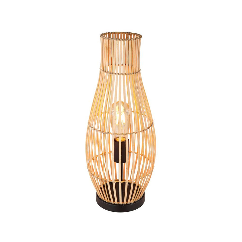 Table lamps Globo Lighting LAGLIO bamboo light wood E27 