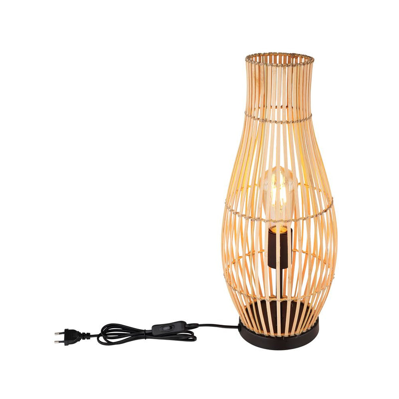 Table lamp Globo Lighting LAGLIO bamboo light wood E27