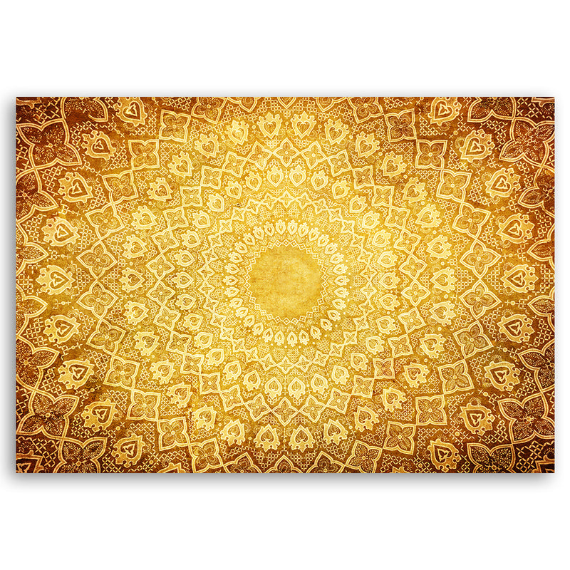 Canvas print, Gold mandala abstract