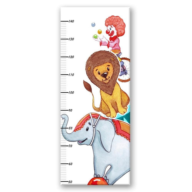 Kid growth charts, Clown and animals