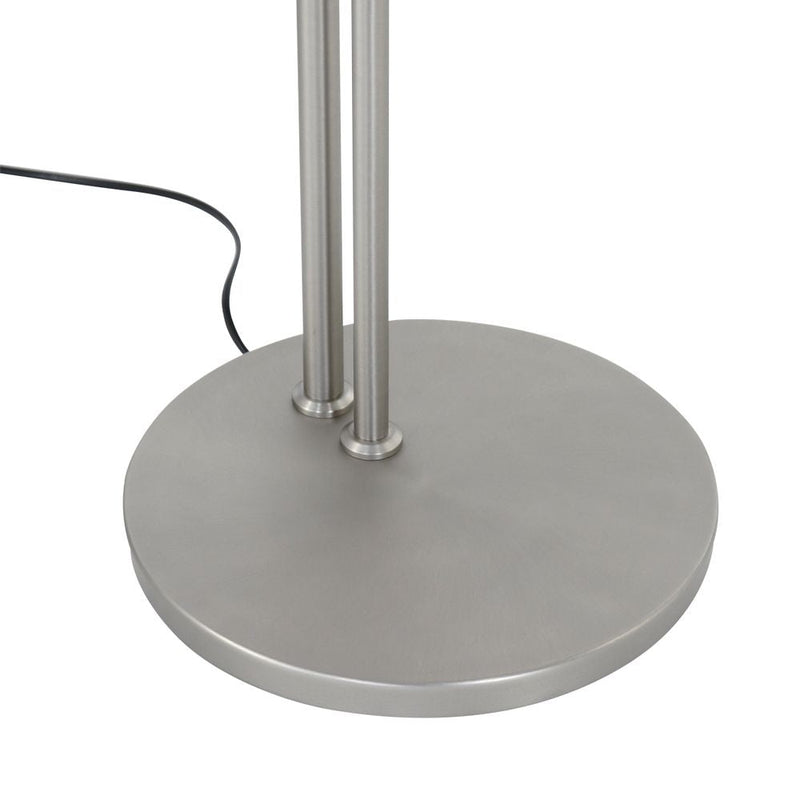 Floor lamp Turound glass grey LED 2 lamps